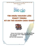 Đê tài: Tìm hiểu nguồn lực phát triển kt-xh tại quận cầu giấy