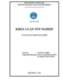 Khóa luận tốt nghiệp Quản trị doanh nghiệp: Một số giải pháp marketing nâng cao hiệu quả sản xuất và kinh doanh tại công ty TNHH thương mại Đan Việt