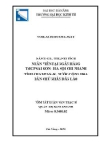 Tóm tắt Luận văn Thạc sĩ Quản trị kinh doanh: Đánh giá thành tích của nhân viên tại Ngân hàng TMCP Sài Gòn - Hà Nội chi nhánh Chăm Pa Sắc, nước CHDC nhân dân Lào