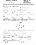 Đề thi giữa học kì 1 môn Toán lớp 11 năm 2024-2025 có đáp án - Trường THPT Lê Trọng Tấn, Hồ Chí Minh