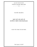 Luận văn Thạc sĩ Toán học: Một số vấn đề về đường tròn Mixtilinear