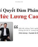 Bài thuyết trình: 9 bí quyết đàm phán mức lương cao hơn