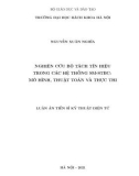 Luận án Tiến sĩ Kỹ thuật điện tử: Nghiên cứu bộ tách tín hiệu trong các hệ thống SM-STBC: Mô hình, thuật toán và thực thi