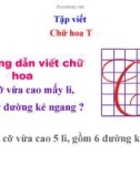 Bài giảng môn Tiếng Việt lớp 2 năm học 2020-2021 - Tuần 23: Tập viết Chữ hoa T (Trường Tiểu học Thạch Bàn B)