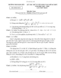 Đề thi thử tuyển sinh vào lớp 10 môn Toán năm 2021-2022 có đáp án (Lần 1) - Trường THCS Kim Liên, Nghệ An