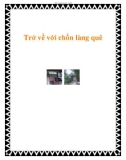 Trở về với chốn làng quê