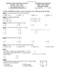 Đề thi học kì 1 môn Toán lớp 7 năm 2022-2023 có đáp án - Trường THCS Thượng Thanh