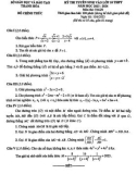 Đề thi tuyển sinh vào lớp 10 môn Toán năm 2023-2024 - Sở GD&ĐT Thanh Hóa