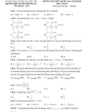 Đề thi thử THPT Quốc gia năm học 2017-2018 môn Toán - THPT Nguyễn Trường Tộ