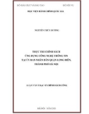 Luận văn Thạc sĩ Chính sách công: Thực thi chính sách ứng dụng công nghệ thông tin tại Ủy ban nhân dân quận Long Biên, thành phố Hà Nội