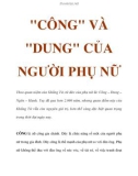 Công – Dung – Ngôn – Hạnh