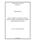 Luận văn Thạc sĩ Luật học: Pháp luật quốc tế về khai thác, bảo vệ nguồn nước sông xuyên biên giới và một số khuyến nghị cho Việt Nam