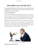 Kinh nghiệm soạn email thật tinh tế