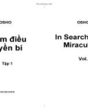 Đi Tìm Điều Huyền Bí (IN SEARCH OF THE MIRACULOUS) Tập 1 - I OSHO Phần 1