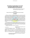 Ảnh hưởng của công nghệ sau thu hoạch tới sự phát triển của nấm A. flavus và khả năng sinh độc tố aflatoxin ở lạc