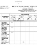 Đề thi giữa học kì 1 môn Lịch sử và Địa lí lớp 9 năm 2024-2025 có đáp án - Trường TH&THCS Đak Năng, Kon Tum