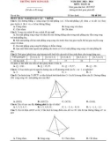 Đề thi học kì 1 môn Toán lớp 11 năm 2023-2024 có đáp án - Trường THPT Hàng Hải, Hải Phòng