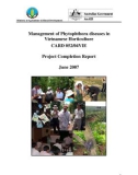 Báo cáo nghiên cứu khoa học  Management of Phytophthora diseases in Vietnamese Horticulture 