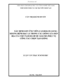 Luận văn Thạc sĩ Sinh học: Xác định cadidate gen kháng bệnh bạc lá trong các giống lúa bản địa của Việt Nam phục vụ công tác chọn tạo giống