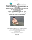 Ministry of Agriculture and Rural Development:  Analysis of Technical, Economic and Social Indicators and Assessment of Technical Adoption Rate in Clam Aquaculture Households - MS10 