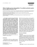 Báo cáo khoa học:  Effect of probiotic containing Saccharomyces boulardii on experimental ochratoxicosis in broilers: hematobiochemical studies