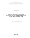 Luận văn Thạc sĩ Khoa học: Nghiên cứu thành phần loài, cấu trúc quần xã san hô cứng và hình thái rạn san hô ven đảo Phú Quý tỉnh Bình Thuận