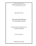 Luận văn Thạc sĩ Lịch sử Việt Nam: Công giáo ở tỉnh Sông Bé từ năm 1975 đến năm 1997