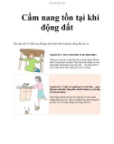 Cẩm nang tồn tại khi động đất