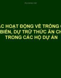 Báo cáo nghiên cứu nông nghiệp  CÁC HOẠT ĐỘNG VỀ TRỒNG CỎ, CHẾ BIẾN, DỰ TRỮTHỨC ĂN CHO DÊ TRONG CÁC HỘ DỰ ÁN 