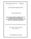 Tóm tắt Luận văn Thạc sĩ Tài chính Ngân hàng: Cho vay đối với hộ gia đình sản xuất kinh doanh vùng khó khăn tại Ngân hàng chính sách xã hội Huyện Phú Vang, tỉnh Thừa Thiên Huế