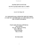 LUẬN VĂN THẠC SỸ  XÁC ĐỊNH KHÁCH QUAN HÌNH THẾ THỜI TIẾT TRONG CÁC ĐỢT MƯA LỚN TRÊN KHU VỰC MIỀN TRUNG TỪ SỐ LIÊU TÁI PHÂN TÍCH JRA25