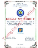 Khóa luận tốt nghiệp Quản trị kinh doanh: Phân tích các yếu tố ảnh hưởng đến động lực làm việc của nhân viên tại công ty Xăng dầu Thừa Thiên Huế