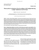 Báo cáo lâm nghiệp: Photosynthetic acclimation of beech seedlings to full sunlight following a major windstorm event in France