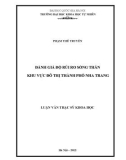 Luận văn thạc sĩ   ĐÁNH GIÁ ĐỘ RỦI RO SÓNG THẦN KHU VỰC ĐÔ THỊ THÀNH PHỐ NHA TRANG 