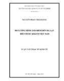 Luận văn Thạc sĩ Kinh tế: Đo lường hình ảnh điểm đến Đà Lạt đối với du khách Việt Nam