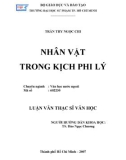 Luận văn Thạc sĩ Văn học: Nhân vật trong kịch phi lý