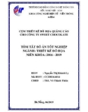 Tóm tắt Đồ án tốt nghiệp Thiết kế đồ họa: Cụm thiết kế đồ họa quảng cáo cho công ty Sweet Chocolate