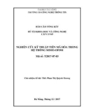Đề tài khoa học và công nghệ cấp cơ sở: Nghiên cứu kỹ thuật tiền mã hóa trong hệ thống Mimo-Ofdm