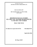 Đề tài khoa học và công nghệ cấp cơ sở: Mô hình dự báo giá cổ phiếu dựa trên việc tích hợp mô hình mờ TSK và tri thức tiên nghiệm