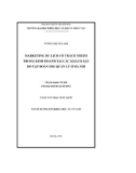 Luận văn Thạc sĩ Du lịch: Marketing du lịch có trách nhiệm trong kinh doanh tại các khách sạn do tập đoàn IHG quản lý ở Hà Nội