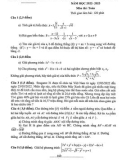 Đề thi thử tuyển sinh vào lớp 10 môn Toán năm 2022-2023 (Lần 2) - Phòng GD&ĐT Nghĩa Đàn