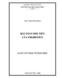 Luận văn Thạc sĩ Toán học: Bài toán đổi tiền của Frobenius