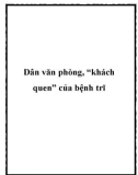 Dân văn phòng, “khách quen” của bệnh trĩ