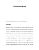 Oxidative stress