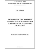 Luận văn Thạc sĩ Công tác xã hội: Kết nối cộng đồng và hỗ trợ kiến thức trong chăn nuôi lợn rừng bán hoang dã an toàn tại xã Vũ Oai, huyện Hoành Bồ, tỉnh Quảng Ninh