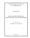 Luận văn Thạc sĩ Luật học: Tội hủy hoại rừng theo pháp luật hình sự Việt Nam từ thực tiễn tỉnh Bình Định