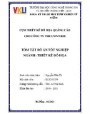 Tóm tắt Đồ án tốt nghiệp Thiết kế đồ họa: Cụm thiết kế đồ họa quảng cáo cho công ty The Universe