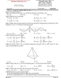 Đề thi giữa học kì 1 môn Toán lớp 11 năm 2024-2025 có đáp án - Trường THPT Hoa Lư A, Ninh Bình