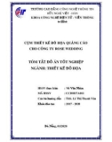 Tóm tắt Đồ án tốt nghiệp Thiết kế đồ họa: Cụm thiết kế đồ họa quảng cáo cho Công ty Rose Wedding