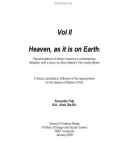 Master's thesis of Arts: In Heaven, as it is on Earth: Representations of literary heavens in contemporary literature, with a focus on Alice Sebold's The Lovely Bones